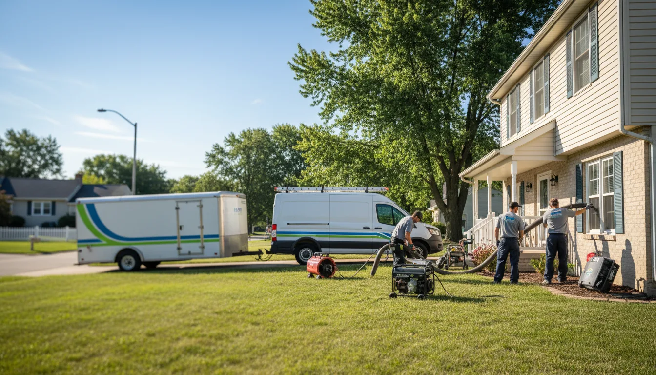 Flooded Basement Restoration And Cleanup With Repair in Spring Green, WI near me